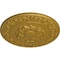 Ekena Millwork Sydney Ceiling Medallion (Fits Canopies up to 5 3/4"), Hand-Painted Pharaohs Gold, 27 3/4"OD x 2"P CM27SYPGS - alternate 4